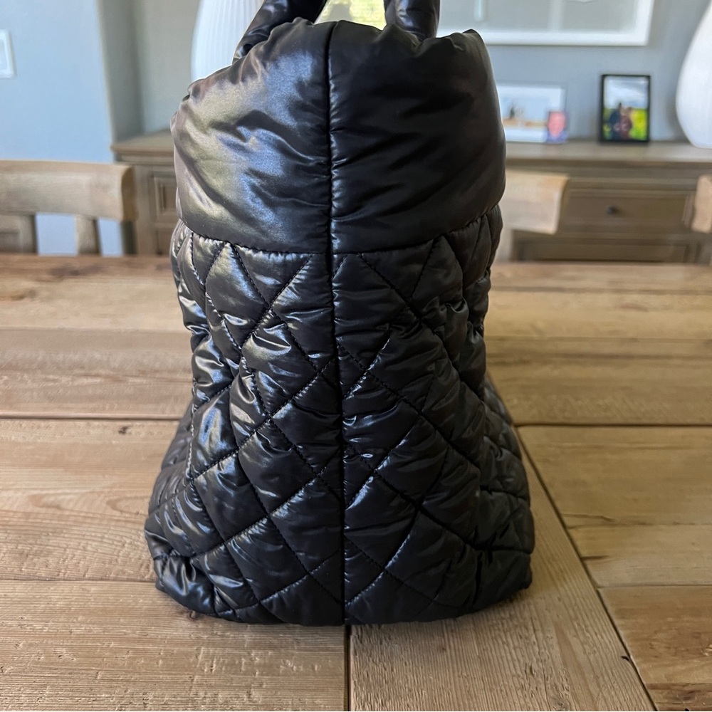 CHANEL Nylon Quilted Large Coco Cocoon Tote Black - Picture 4 of 16